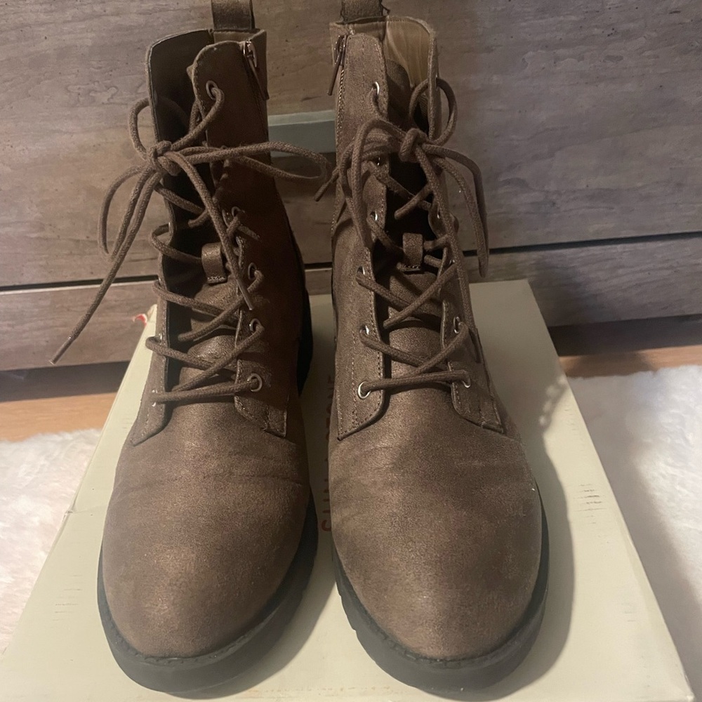 Sun + Stone Combat Boots